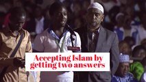 Brother accepted Islam from Christianity by getting two answers ~ Dr Zakir Naik
