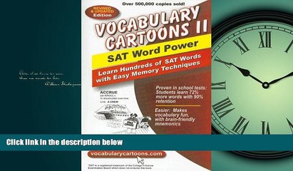 Popular Book Vocabulary Cartoons II: SAT Word Power