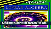 [PDF] Linear Algebra (Cliffs Quick Review) Full Colection