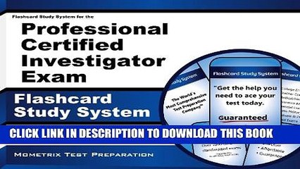 [Read PDF] Flashcard Study System for the Professional Certified Investigator Exam: PCI Test