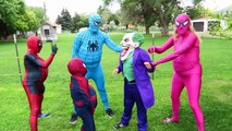 UGLY FROZEN ELSA Loses Her Hair w_ Spiderman vs Joker, Pink Spidergirl Mermaid Superhero Compilation-0P4GoVA7_I8 2