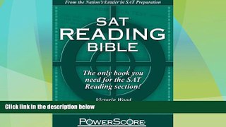 Big Deals  SAT Reading Bible : PowerScore Test Preparation  Best Seller Books Best Seller