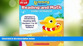 Big Deals  Learning Express Reading and Math Jumbo Workbook PreK  Best Seller Books Best Seller