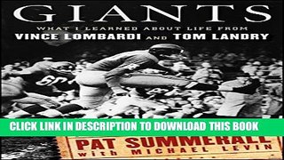 [PDF] Giants: What I Learned About Life from Vince Lombardi and Tom Landry Full Online