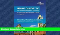 Enjoyed Read The K W Guide to College Programs   Services for Students with Learning Disabilities