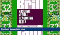 Big Deals  Brilliant Passing Verbal Reasoning Tests: Everything You Need to Know to Practice and