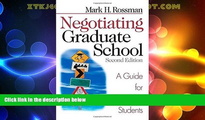 Big Deals  Negotiating Graduate School: A Guide for Graduate Students (Study Skills)  Best Seller