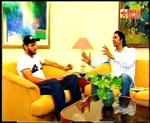 Wasim Akram Interviewing Shahid Afridi PART 1