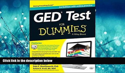 For you GED Test For Dummies: with Online Practice