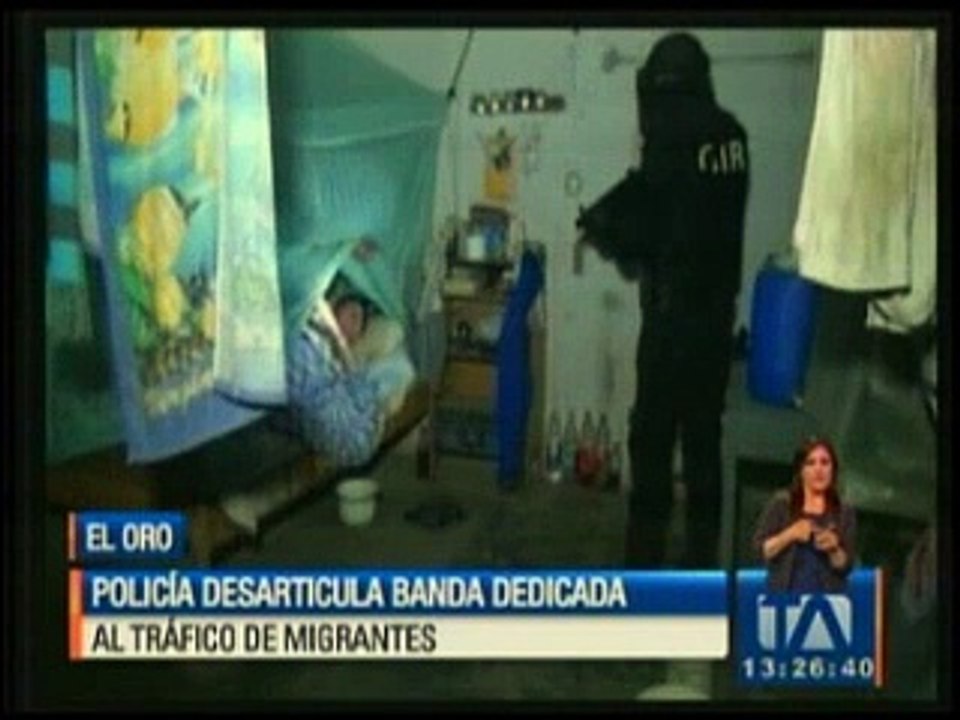 Policía desarticula banda dedicada al tráfico de migrantes