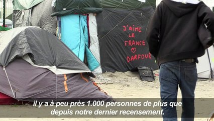 Jungle de Calais: plus de 10.000 migrants recensés