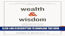 [PDF] Wealth   Wisdom: Timeless Quotations and Comments About Money and Investing Full Online
