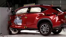 2015 Lexus NX small overlap IIHS crash test