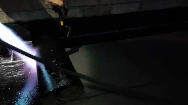 GTA Ontario Flat Roofers Torching Down