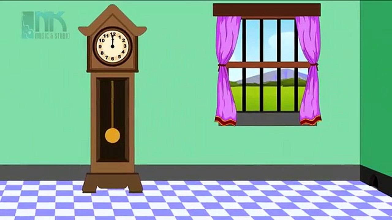 Hickory Dickory Dock  Animation Nursery Rhyme for Kids