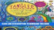 Collection Book Tangled Treasures Coloring Book: 52 Intricate Tangle Drawings to Color with Pens,
