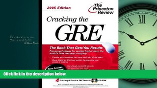 Online eBook Cracking the GRE with Sample Tests on CD-ROM, 2005 Edition (Graduate Test Prep)