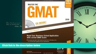 Choose Book Master The GMAT - 2010: CD-ROM Inside; Boost YOur Business School Application with a