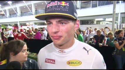C4F1: Max Verstappen Post Qualifying Interview (2016 Singapore Grand Prix)