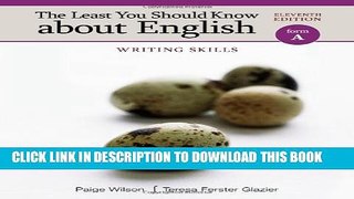 New Book The Least You Should Know about English: Writing Skills, Form A