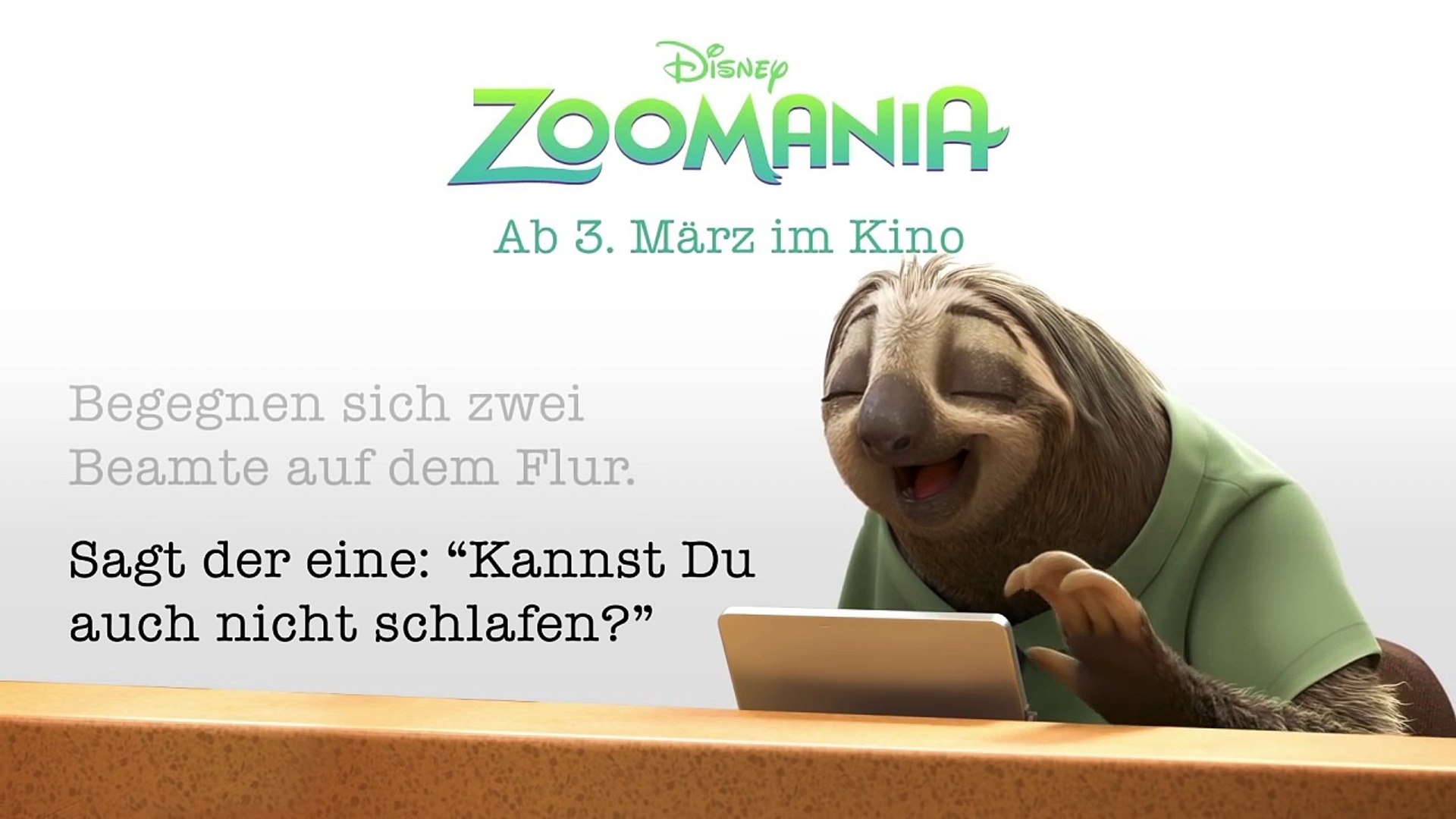 Flashs Faultier Beamten Witze Zoomania Jetzt Im Kino Disney Hd Video Dailymotion