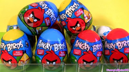 4 Surprise Toys Toy Story Cars Kinder Angry Birds Holiday Edition Awesome Disney Toys Review