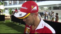 C4F1: Sebastian Vettel Post Qualifying Interview (2016 Singapore Grand Prix)