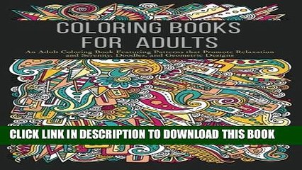 Collection Book Coloring Books for Adults: An Adult Coloring Book Featuring Patterns that Promote