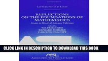 [PDF] Reflections on the Foundations of Mathematics: Essays in Honor of Solomon Feferman: Lecture