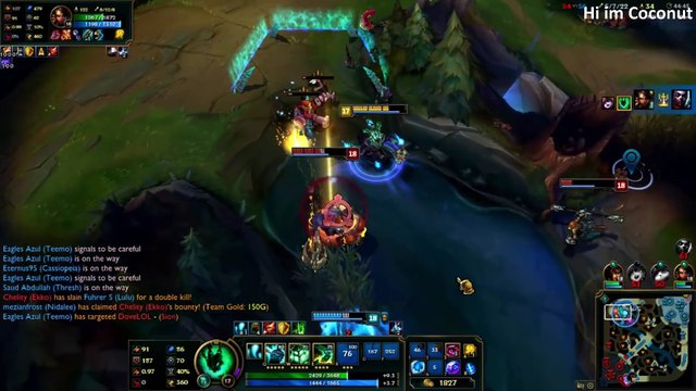 LoL Best Moments #59 Zed backdoor with 1 hp (League of Legends)