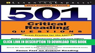 [PDF] 501 Critical Reading Questions (501 Series) Popular Colection