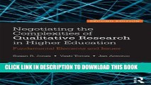 Collection Book Negotiating the Complexities of Qualitative Research in Higher Education: