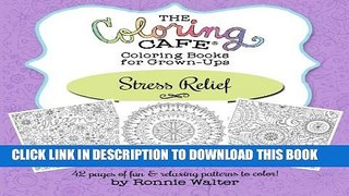 Collection Book The Coloring Cafe Stress Relief