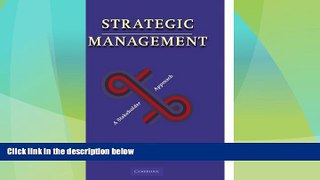 FREE PDF  Strategic Management: A Stakeholder Approach  FREE BOOOK ONLINE