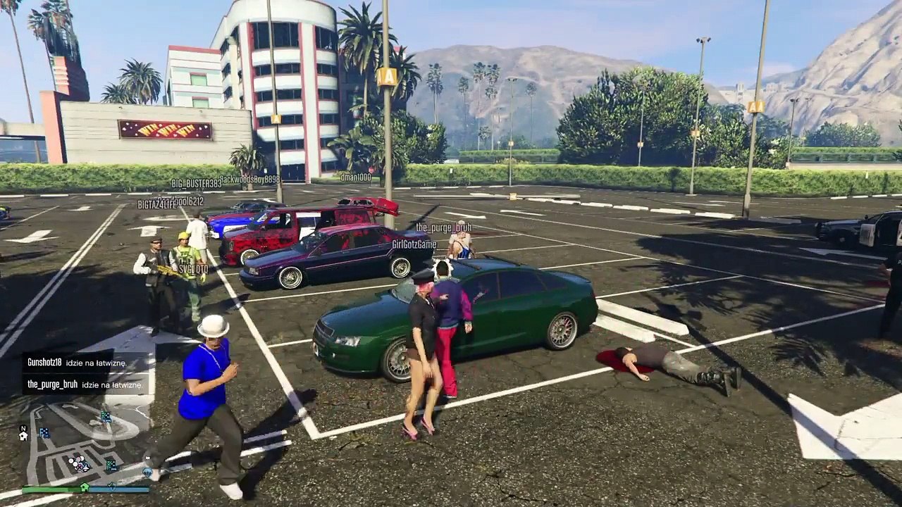 Hooligans attack on car meet 05/03/2016