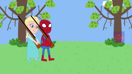 Joker Rob Elsa Frozen Asking for Help Spiderman Story For Kids By KidsTV