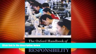 READ book  The Oxford Handbook of Corporate Social Responsibility (Oxford Handbooks)  FREE BOOOK