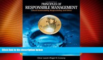 EBOOK ONLINE  Principles of Responsible Management: Global Sustainability, Responsibility, and