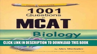 Collection Book Examkrackers 1001 Questions in MCAT Biology