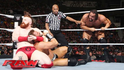 WWE Raw Dolph Ziggler & Zack Ryder vs Rusev & Sheamus, SEP 5, 2016 Full Match | HD