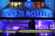 Ricardo Morán inaugura escuela de talentos “Rayo en la botella”