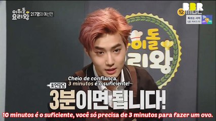 [PT-BR | VIDEO] Baekhyun e Suho no Idol Cooking King [Cut]