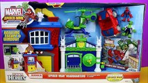 Playskool Heroes Marvel Spiderman Adventuers Spider-Man Headquarters with Lizard