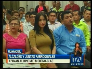 El binomio Moreno – Glas recibe respaldo