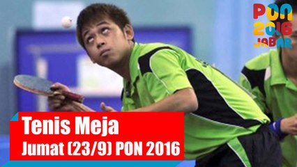 Tenis Meja - Pagi, Jumat (23/9)