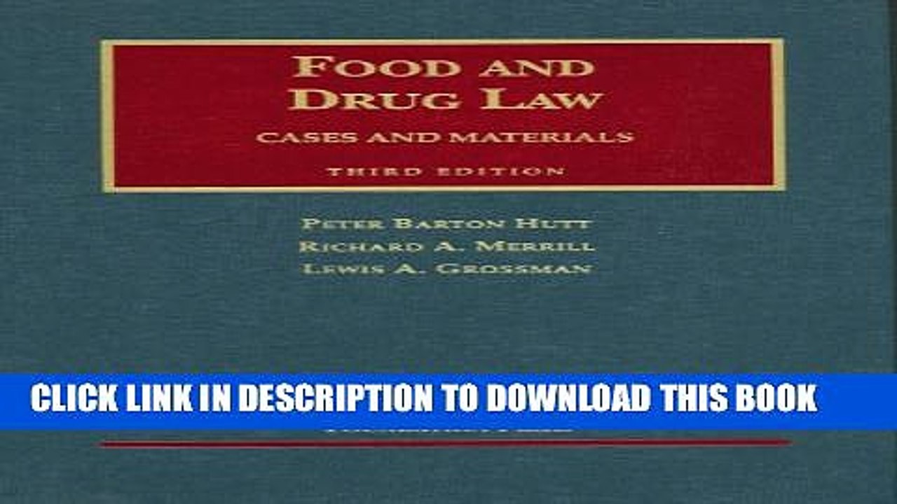 [PDF] Food and Drug Law (University Casebook Series: Cases and Materials) Popular Colection
