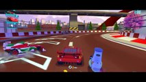 CARS 2 : Disney Pixar Cars Lightning Mcqueen Awesome Race with Tow Mater !!