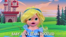 Baby Alive Cinderella Bean Boozled Challenge. DisneyToysFan.