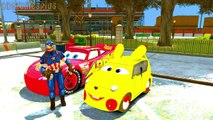 Disney cars Lightning McQueen & Pokemon Pikachu Captain america vs Venom Childrens Songs
