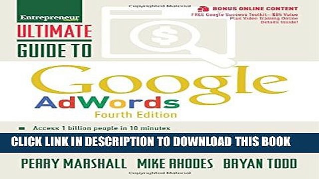 [PDF] Ultimate Guide to Google AdWords: How to Access 1 Billion People in 10 Minutes (Ultimate